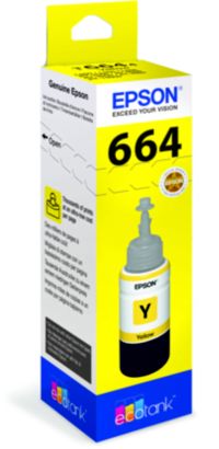 Cartouche d'encre EPSON Bouteille d'Encre Ecotank T664 Jaune (Yellow) - C13T66444A