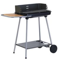 Barbecue charbon ESSENTIELB EBCA3 noir gris sur pieds, 37x23 cm