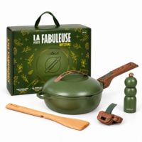 Poêle COOKUT La Fabuleuse 28cm Fougere Noel Edition