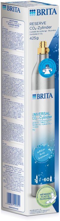 BRITA pack de réserve 1 cylindre CO2