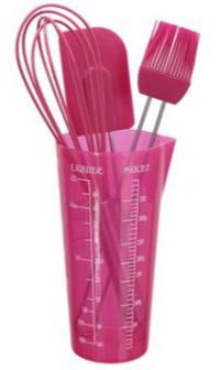 Set d'ustensiles de cuisine LILY COOK a patisserie x4 m18