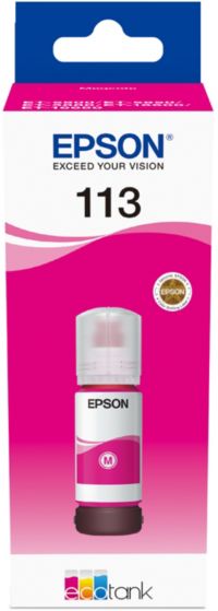Encre EPSON Bouteille d'Encre Ecotank 113 Magenta 70ml - C13T06B34A