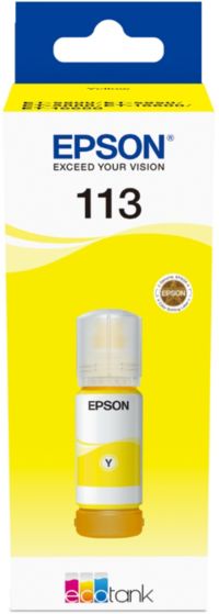 Encre EPSON Bouteille d'Encre Ecotank 113 Jaune (Yellow) 70ml - C13T06B44A