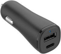Chargeur allume cigare ESSENTIELB 32W USB-A + USB-C noir