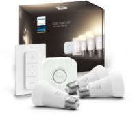 Pack PHILIPS HUE 3/E27 White + pont + tlc