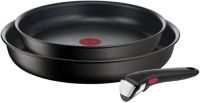 TEFAL Ingenio Eco Resist 2 poêles + poignée