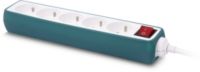 Multiprise ESSENTIELB Silicone Vert 5 X 16A avec interrupteur