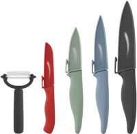 Set de couteaux ESSENTIELB 4 couteaux + 1 eplucheur