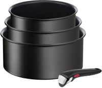 TEFAL Ingenio Eco Resist 3 casseroles + poignée
