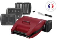 Croq/Gauf/Gril LAGRANGE Premium Gaufres Rouge Mat - Spatule