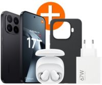 Smartphone XIAOMI Pack 17T  5G 256Go Noir + Redmi Buds 6 + Chargeur 67W