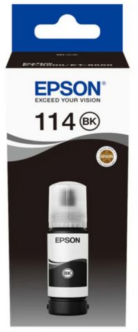 Cartouche d'encre EPSON Bouteille d'Encre Ecotank 114 Noire Pigmentée - C13T07B140
