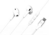 Ecouteurs FORCE PLAY Kit piétons intra USB-C blanc renforcé