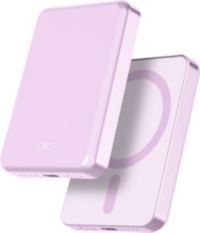 Batterie externe FORCE POWER 5000mAh MagSafe USB-C 15W Rose