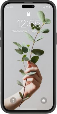 Coque bumper WOODCESSORIES iPhone 14 Pro transparent noir