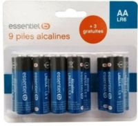 Pile ESSENTIELB POWERPLUS LR06 AA Lot de 12