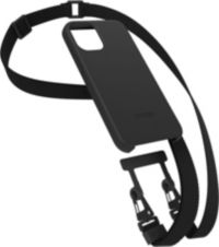 Etui avec cordon WOODCESSORIES iPhone 14 Plus Tour de cou noir