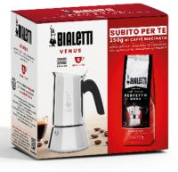 BIALETTI VENUS 6cups + Perfetto Moka Classic 250g