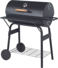 Barbecue charbon ESSENTIELB EBCA1 noir sur chariot, 62x35 cm