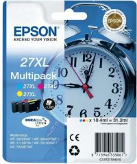Cartouche d'encre EPSON Pack Multipack 3 Originales T2715 Couleurs (CMY) - C13T27154010