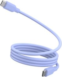 Câble de charge ESSENTIELB vers USB-C silicone magnétique1M Violet
