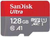 Carte Micro SD SANDISK 128Go UltramicroSDXC + SD adapteur