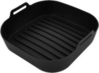 Panier KITCHENCOOK carré en silicone couleur noir