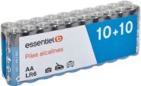 Pile ESSENTIELB LR06 AA Lot 20 piles
