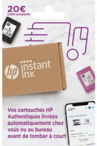 HP InstantInk FR 5 Eur 2024 PS Card