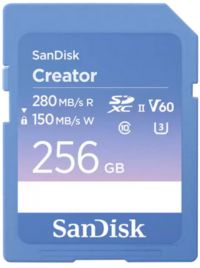 Carte SD SANDISK 256Go UHS-II  Creator