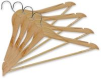 ESSENTIELB Cintres bois x 4