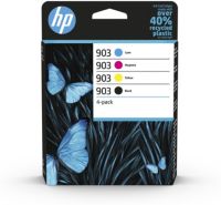 Cartouche d'encre HP Pack Multipack 903 Originales (Noir + 3 Couleurs) - T6M82AE