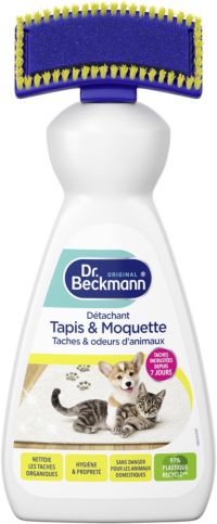 Détachant textile DR BECKMANN Anti-odeurs animaux tapis moquette brosse 500ml
