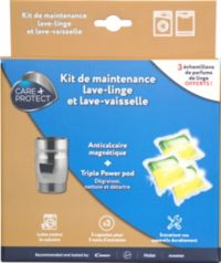 KIT CARE+PROTECT de maintenance détartrant lavage