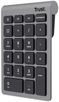 Pavé numérique TRUST Sans fil en aluminium