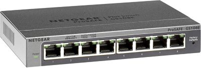 Switch ethernet NETGEAR GS108E-400EUS métal 8 Ports Gigabit