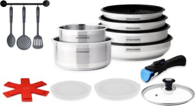 Batterie de cuisine ARTHUR MARTIN 15 pièces AM1526CR