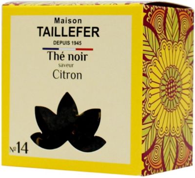 MAISON TAILLEFER THÉ NOIR CITRON 60G