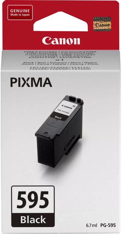 Cartouche d'encre CANON Originale PG-595 Noire Standard PIXMA - 5212C001