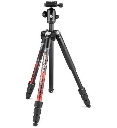 MANFROTTO Element MII Aluminium Red 4 Sections BH