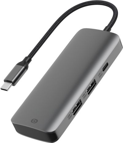 Hub USB C ESSENTIELB 5 en 1 2 USB-A + 3 USB-C
