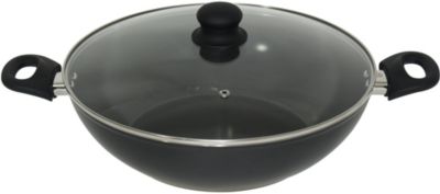 Wok ESSENTIELB 32cm céramique noir