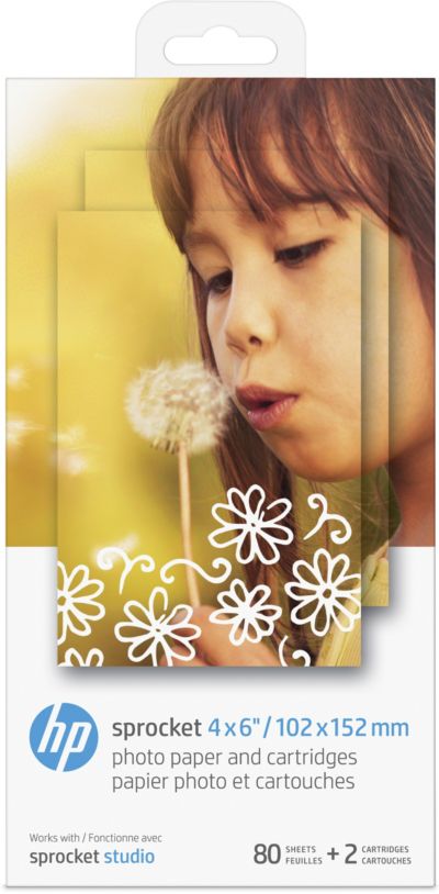HP 2 cartouches + 80 feuilles pour Studio