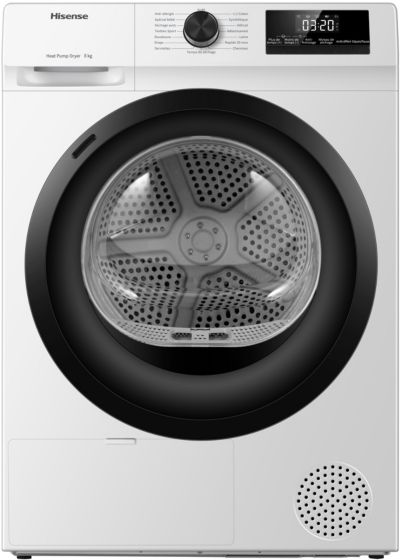 Sèche linge pompe à chaleur HISENSE DHQE800BW2