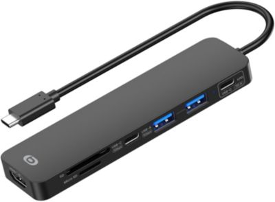 Hub ESSENTIELB 7 en 1 noir