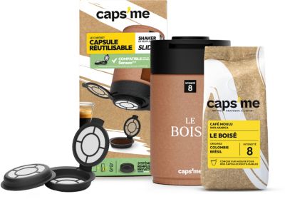 Capsule réutilisable CAPS ME compatible Senseo avec café