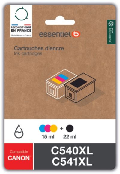 ESSENTIELB C540/C541 XL   Noir + 3 couleurs