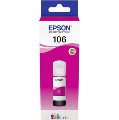 Cartouche d'encre EPSON Bouteille d'Encre Ecotank 106 Magenta Photo - C13T00R340