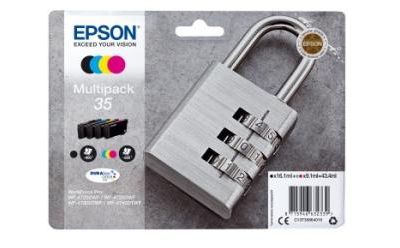 Cartouche d'encre EPSON Pack Multipack 4 Originales T3586 (Noir + 3 Couleurs) - C13T35864010