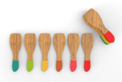 PEBBLY de 6 spatules a raclette